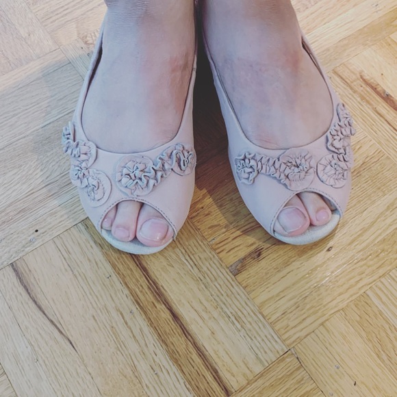 🥿 Leather peep toe flats - Picture 3 of 3